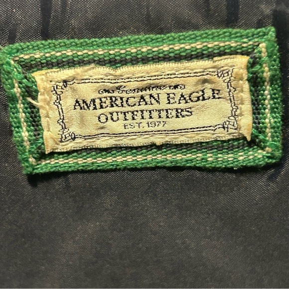 AMERICAN EAGLE OUTFITTERS LAPTOP MESSENGER CROSSBODY STRIPED PADDED BAG - Picture 7 of 9